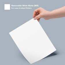 Removable Matte Sticker Paper