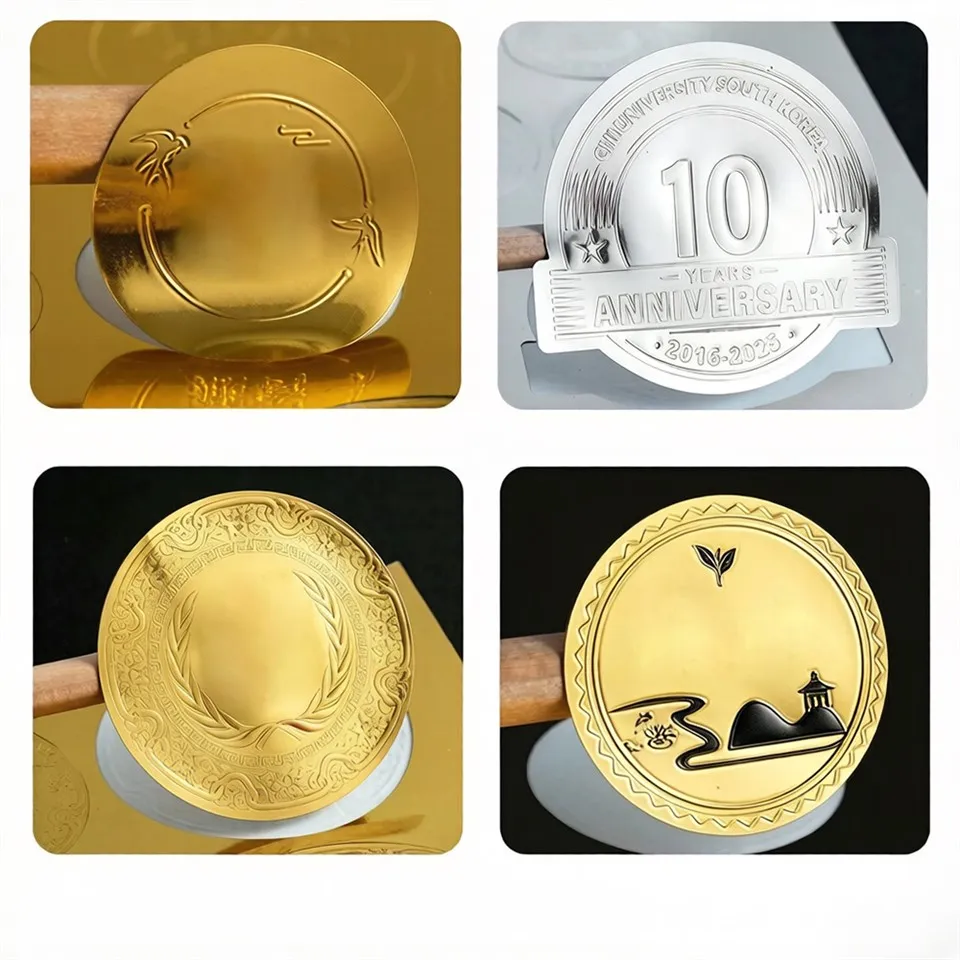 Self Adhesive Metal Labels